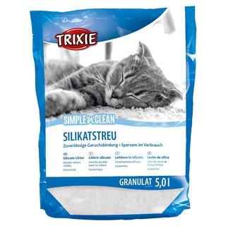 Katzenstreu Granulat SIMPLE & CLEAN, Silikatstreu, 5 l