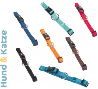 NBY Halsband Classic blau L: 40-55 cm; B: 20 mm