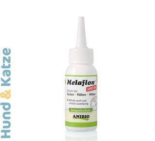 Anibio Melaflon, Zecken- und Flohschutz SPOT-ON Tropfen für Hunde, 50 ml