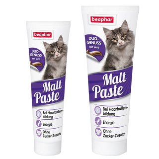 Beaphar Maltpaste für Katzen, Katzenmalz gegen Haarballen (100 g/250 g)