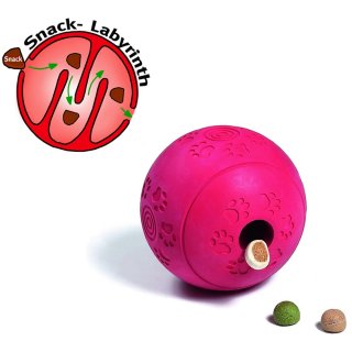 Futterball und Zahnpflege-Ball Ruffus für Hunde, 7,5 cm