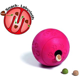 Futterball und Zahnpflege-Ball Ruffus mit Vanille für Hunde, 7,5 cm