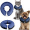 Aufblasbarer Schutzkragen, Schutzkragen für Hunde und Katzen, weich und komfortabel L - ca. 41-64 cm Halsumfang