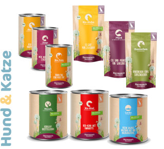 Herrmanns Nassnahrung Selection Adult, Vollnahrung für erwachsene Hunde, 150 g/400 g/800 g