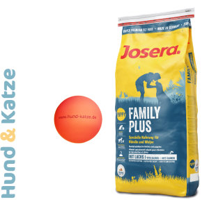 Josera FamilyPlus für trächtige Hündinnen und Welpen 15 kg + GRATIS-BALL
