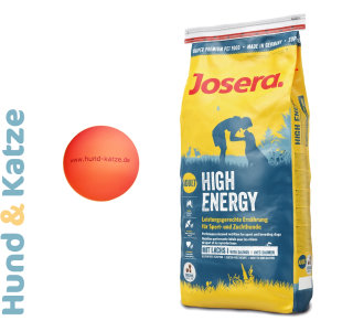 Josera High Energy 15 kg + GRATIS-BALL