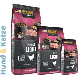 BELCANDO Finest Adult Light für ältere oder Hunde mit Übergewicht (1 kg/4 kg/12,5 kg)