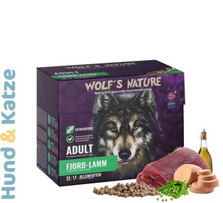 Wolfs Nature Adult Fjord-Lamm aus Norwegen 8 kg