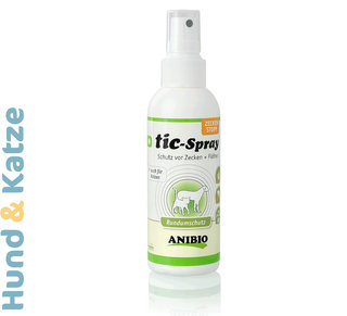 Anibio tic-Spray, Schutz gegen Flöhe und Zecken (30 ml/150 ml)