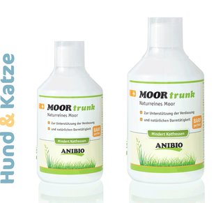 Anibio Moortrunk, zur Unterstützung der Darmtätigkeit, für Hunde und Katzen (250 ml/500 ml)