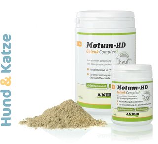 Anibio Motum-HD Gelenk Complex5, Nahrungsergänzung für starke Knochen, Knorpel und Gelenke, für Hunde