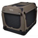 Trendpet Faltbare Hundebox TPX-Pro, mit Aluminiumrahmen, braun