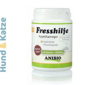 Anibio Fresshilfe, Appetitanreger für Hunde und Katzen, 120 g