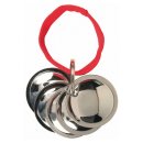 TRX 2288 Trainings Discs, verchromt, 5 Metall-Discs am Band